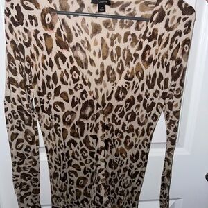 Ann Taylor Animal Print Sweater